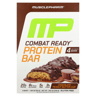 <img alt="MusclePharm, Combat Ready Protein Bar, Chocolate Peanut Butter Cup, 4 Bars, 1.9 oz (54 g) Each" title="MusclePharm, Combat Ready Protein Bar, Chocolate Peanut Butter Cup, 4 Bars, 1.9 oz (54 g) Each,810002502828"