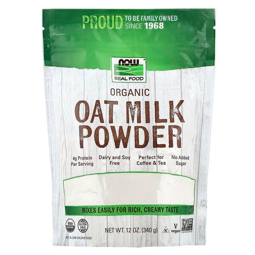 <img alt="Now Foods, Real Food, Organic Oat Milk Powder, 12 oz (340 g)" title="Now Foods, Real Food, Organic Oat Milk Powder, 12 oz (340 g),733739058348"