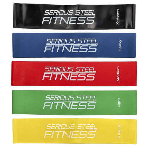 <img alt="Serious Steel Fitness, 12 Inch Mini Loop Pack, 5 Count" title="Serious Steel Fitness, 12 Inch Mini Loop Pack, 5 Count,854130006506"