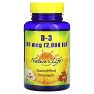 <img alt="Natures Life, D-3, 50 mcg (2,000 IU), 240 Softgels" title="Natures Life, D-3, 50 mcg (2,000 IU), 240 Softgels,040647104570"
