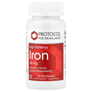 <img alt="Protocol for Life Balance, Iron, High Potency, 36 mg, 90 Veg Capsules" title="Protocol for Life Balance, Iron, High Potency, 36 mg, 90 Veg Capsules,707359114449"