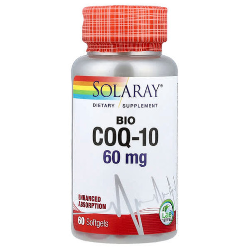 <img alt="Solaray, Bio CoQ-10, 60 Softgels" title="Solaray, Bio CoQ-10, 60 Softgels,076280090079"