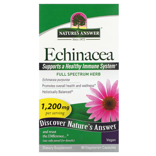 <img alt="Natures Answer, Echinacea, 90 Vegetarian Capsules (400 mg per Capsule)" title="Natures Answer, Echinacea, 90 Vegetarian Capsules (400 mg per Capsule),083000161827"