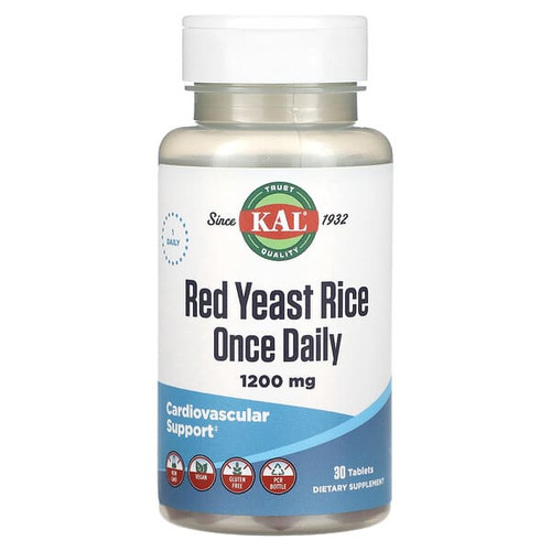 <img alt="KAL, Red Yeast Rice, 1,200 mg, 30 Tablets" title="KAL, Red Yeast Rice, 1,200 mg, 30 Tablets,021245832256"