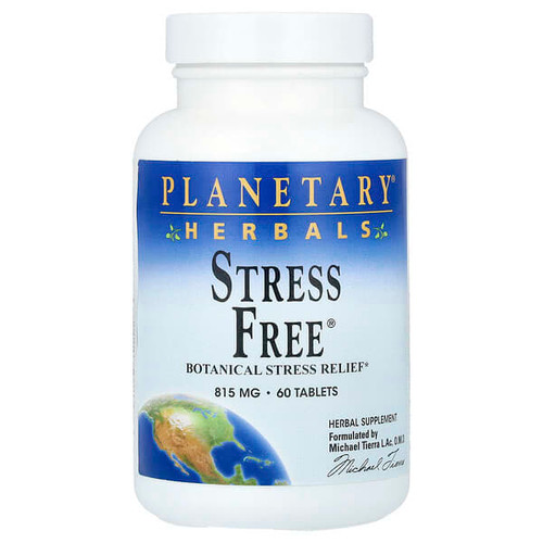 <img alt="Planetary Herbals, Stress Free, 60 Tablets" title="Planetary Herbals, Stress Free, 60 Tablets,021078100089"