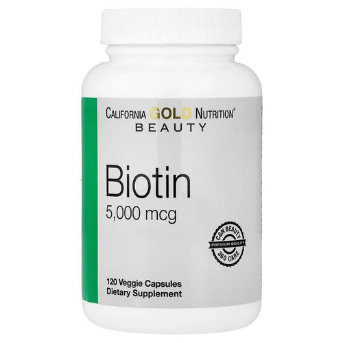<img alt="California Gold Nutrition, Biotin, 5,000 mcg, 120 Veggie Capsules" title="California Gold Nutrition, Biotin, 5,000 mcg, 120 Veggie Capsules,898220023547"