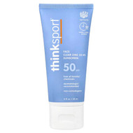<img alt="think, Thinksport, Face Clear Zinc 23.4% Sunscreen, SPF 50, 2 fl oz (59 ml)" title="think, Thinksport, Face Clear Zinc 23.4% Sunscreen, SPF 50, 2 fl oz (59 ml),810009372158"