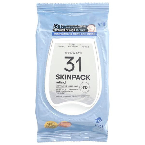 <img alt="VT Cosmetics, 31 Skin Pack, Retinol, 100 Sheets" title="VT Cosmetics, 31 Skin Pack, Retinol, 100 Sheets,8803463010423"