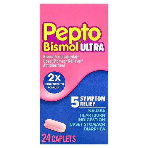 <img alt="Pepto Bismol, Pepto Bismol Ultra, 24 Caplets" title="Pepto Bismol, Pepto Bismol Ultra, 24 Caplets,301490001288"