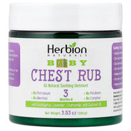 <img alt="Herbion Naturals, Baby Chest Rub, 3 Months+, 3.53 oz (100 g)" title="Herbion Naturals, Baby Chest Rub, 3 Months+, 3.53 oz (100 g),040232039997"