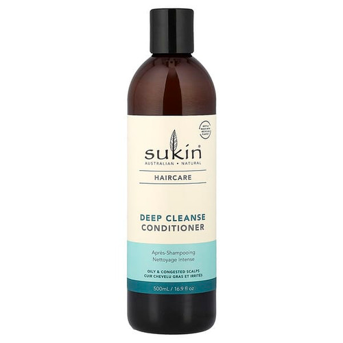 <img alt="Sukin, Deep Cleanse Conditioner, Oily & Congested Scalps, 16.9 fl oz (500 ml)" title="Sukin, Deep Cleanse Conditioner, Oily & Congested Scalps, 16.9 fl oz (500 ml),9327693010019"