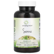 <img alt="Amazing India, Senna , 500 mg , 120 Veggie Capsules" title="Amazing India, Senna , 500 mg , 120 Veggie Capsules,810180025355"