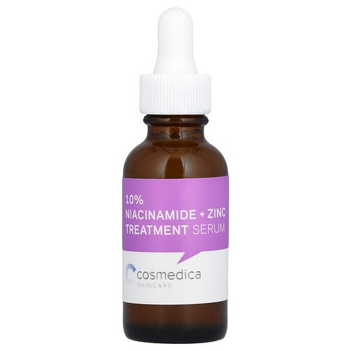 <img alt="Cosmedica Skincare, 10% Niacinamide + Zinc Treatment Serum, 1 oz (30 ml)" title="Cosmedica Skincare, 10% Niacinamide + Zinc Treatment Serum, 1 oz (30 ml),850028616147"
