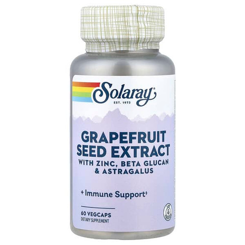 <img alt="Solaray, Grapefruit Seed Extract With Zinc, Beta Glucan & Astragalus, 60 VegCaps" title="Solaray, Grapefruit Seed Extract With Zinc, Beta Glucan & Astragalus, 60 VegCaps,076280085211"