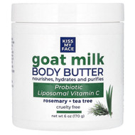 <img alt="Kiss My Face, Goat Milk Body Butter, Rosemary + Tea Tree, 6 oz (170 g)" title="Kiss My Face, Goat Milk Body Butter, Rosemary + Tea Tree, 6 oz (170 g),035046127244"