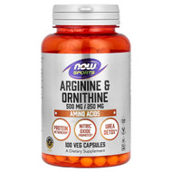 <img alt="Now Foods, Sports, Arginine & Ornithine, 100 Veg Capsules" title="Now Foods, Sports, Arginine & Ornithine, 100 Veg Capsules,733739000408"