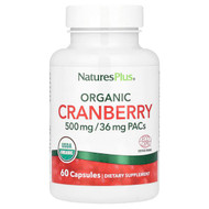 <img alt="NaturesPlus, Organic Cranberry, 60 Capsules (250 mg per Capsule)" title="NaturesPlus, Organic Cranberry, 60 Capsules (250 mg per Capsule),097467395183"