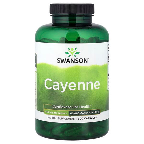 <img alt="Swanson Vitamins, Cayenne, 450 mg, 300 Capsules" title="Swanson Vitamins, Cayenne, 450 mg, 300 Capsules,087614015033"