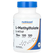 <img alt="Nutricost, L-Methylfolate, 15 mg, 120 Capsules" title="Nutricost, L-Methylfolate, 15 mg, 120 Capsules,810139571827"