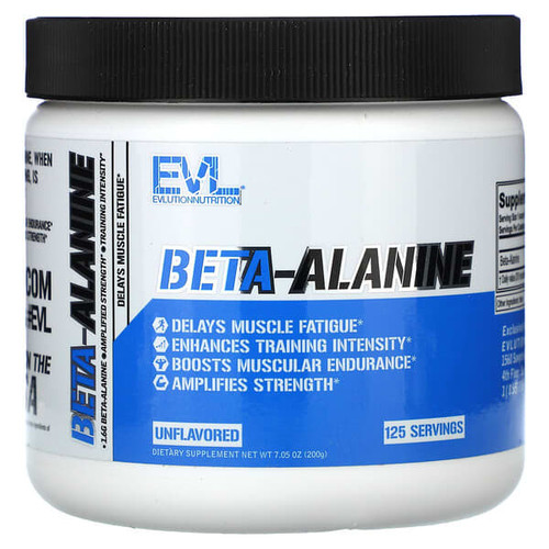 <img alt="EVLution Nutrition, Beta-Alanine, Unflavored, 7.05 oz (200 g)" title="EVLution Nutrition, Beta-Alanine, Unflavored, 7.05 oz (200 g),818901028982"