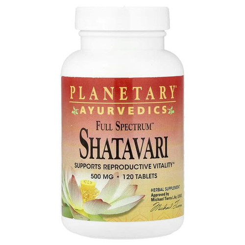 <img alt="Planetary Herbals, Ayurvedics, Full Spectrum, Shatavari, 500 mg, 120 Tablets" title="Planetary Herbals, Ayurvedics, Full Spectrum, Shatavari, 500 mg, 120 Tablets,021078107293"