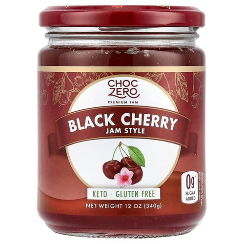 <img alt="ChocZero, Fruit Spread, Black Cherry, 12 oz (340 g)" title="ChocZero, Fruit Spread, Black Cherry, 12 oz (340 g),850035359709"