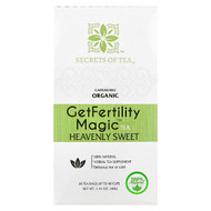 <img alt="Secrets of Tea, Organic GetFertility Magic Tea, Heavenly Sweet, Caffeine Free, 20 Tea Bags, 1.41 oz (40 g)" title="Secrets of Tea, Organic GetFertility Magic Tea, Heavenly Sweet, Caffeine Free, 20 Tea Bags, 1.41 oz (40 g),850302006954"