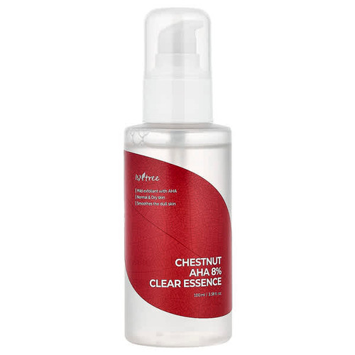 <img alt="ISNtree, Chestnut AHA 8% Clear Essence, Normal & Dry Skin, 3.38 fl oz (100 ml)" title="ISNtree, Chestnut AHA 8% Clear Essence, Normal & Dry Skin, 3.38 fl oz (100 ml),8809800940149"
