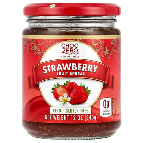 <img alt="ChocZero, Strawberry Fruit Spread , 12 oz (340 g)" title="ChocZero, Strawberry Fruit Spread , 12 oz (340 g),850022368714"