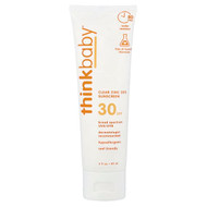 <img alt="think, Thinkbaby, Clear Zinc 20% Sunscreen, SPF 30, Fragrance Free, 3 fl oz (89 ml)" title="think, Thinkbaby, Clear Zinc 20% Sunscreen, SPF 30, Fragrance Free, 3 fl oz (89 ml),810009371755"