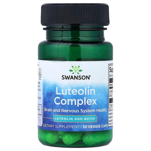 <img alt="Swanson Vitamins, Luteolin Complex, 30 Veggie Caps" title="Swanson Vitamins, Luteolin Complex, 30 Veggie Caps,087614028354"