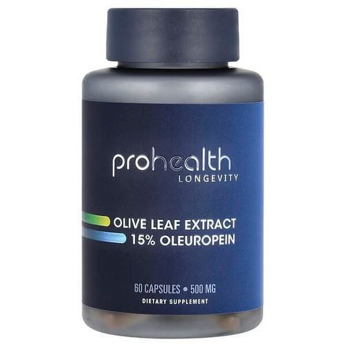 <img alt="ProHealth Longevity, Olive Leaf Extract 15% Oleuropein, 500 mg, 60 Capsules" title="ProHealth Longevity, Olive Leaf Extract 15% Oleuropein, 500 mg, 60 Capsules,850023410450"