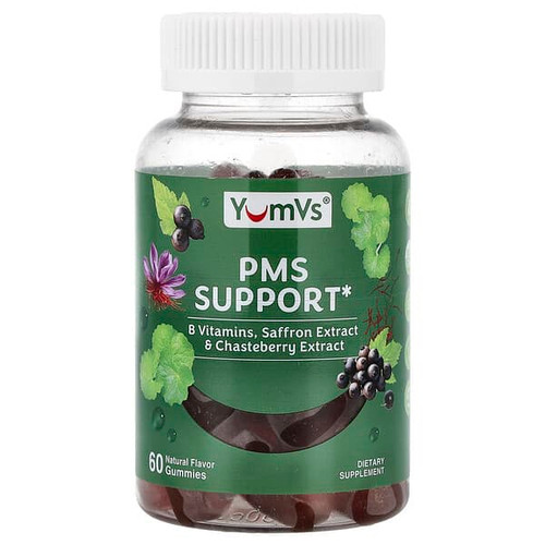 <img alt="YumVs, PMS Suport Gummies, Natural, 60 Gummies" title="YumVs, PMS Suport Gummies, Natural, 60 Gummies,810048615018"