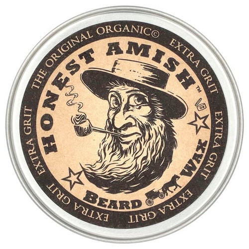 <img alt="Honest Amish, Extra Grit Beard Wax, 2 oz (60 ml)" title="Honest Amish, Extra Grit Beard Wax, 2 oz (60 ml),850016005328"