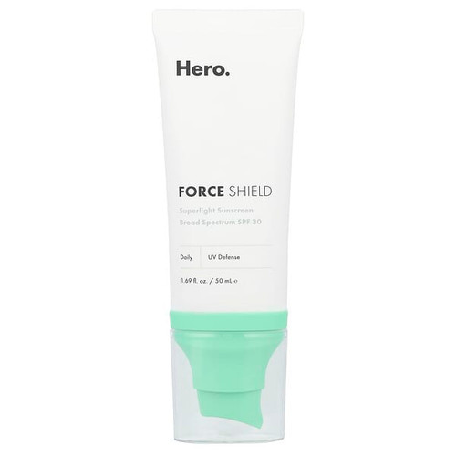 <img alt="Hero Cosmetics, Force Shield, Superlight Sunscreen, SPF 30, 1.69 fl oz (50 ml)" title="Hero Cosmetics, Force Shield, Superlight Sunscreen, SPF 30, 1.69 fl oz (50 ml),850007468217"