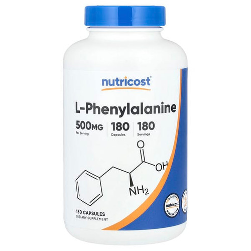 <img alt="Nutricost, L-Phenylalanine, 500 mg, 180 Capsules" title="Nutricost, L-Phenylalanine, 500 mg, 180 Capsules,810139572299"