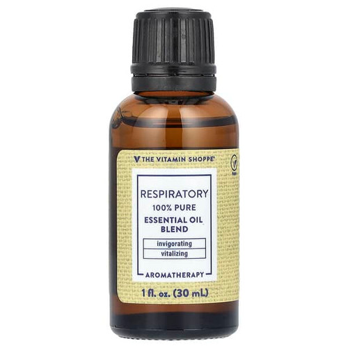 <img alt="The Vitamin Shoppe, 100% Pure Essential Oil Blend, Respiratory , 1 fl oz (30 ml)" title="The Vitamin Shoppe, 100% Pure Essential Oil Blend, Respiratory , 1 fl oz (30 ml),766536038800"