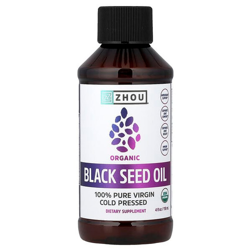 <img alt="Zhou Nutrition, Organic Black Seed Oil, 4 fl oz (118 ml)" title="Zhou Nutrition, Organic Black Seed Oil, 4 fl oz (118 ml),669191350723"