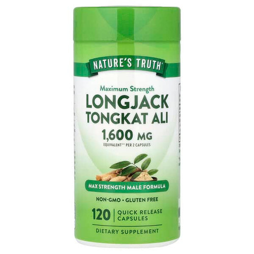 <img alt="Natures Truth, Longjack Tongkat Ali, 120 Quick Release Capsules (800 mg per Capsule)" title="Natures Truth, Longjack Tongkat Ali, 120 Quick Release Capsules (800 mg per Capsule),840093120229"