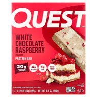 <img alt="Quest Nutrition, Protein Bar, White Chocolate Raspberry, 4 Bars, 2.12 oz (60 g) Each" title="Quest Nutrition, Protein Bar, White Chocolate Raspberry, 4 Bars, 2.12 oz (60 g) Each,888849003877"
