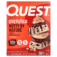 <img alt="Quest Nutrition, Overload Protein Bar, Nutty By Nature, 4 Bars, 2.19 oz (62 g) Each" title="Quest Nutrition, Overload Protein Bar, Nutty By Nature, 4 Bars, 2.19 oz (62 g) Each,888849018192"