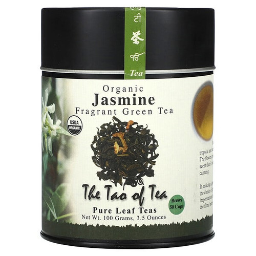 <img alt="The Tao of Tea, Organic Fragrant Green Tea, Jasmine , 3.5 oz (100 g)" title="The Tao of Tea, Organic Fragrant Green Tea, Jasmine , 3.5 oz (100 g),689951312150"
