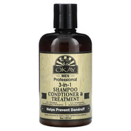 <img alt="Okay Pure Naturals, Men Professional, 3-in-1 Men Shampoo Conditioner & Treatment, 8 oz (237 ml)" title="Okay Pure Naturals, Men Professional, 3-in-1 Men Shampoo Conditioner & Treatment, 8 oz (237 ml),815166020119"