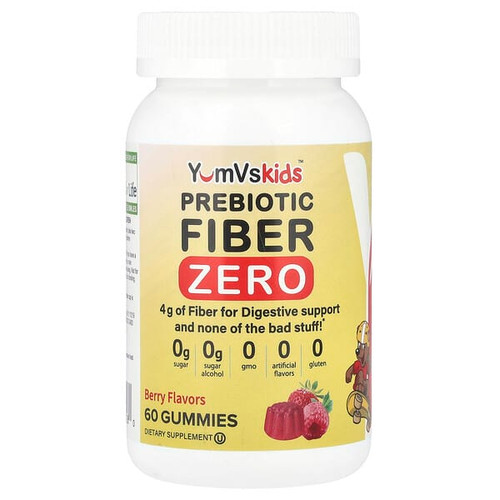 <img alt="YumVs, Prebiotic Fiber Zero, Berry, 4 g, 60 Gummies (2 g per Gummy)" title="YumVs, Prebiotic Fiber Zero, Berry, 4 g, 60 Gummies (2 g per Gummy),810048610280"