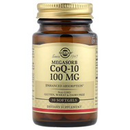 <img alt="Solgar, Megasorb CoQ-10 , 100 mg, 30 Softgels" title="Solgar, Megasorb CoQ-10 , 100 mg, 30 Softgels,033984009479"