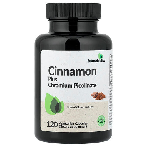 <img alt="Futurebiotics, Cinnamon Plus Chromium Picolinate, 120 Vegetarian Capsules" title="Futurebiotics, Cinnamon Plus Chromium Picolinate, 120 Vegetarian Capsules,049479503025"
