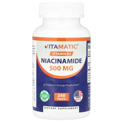 <img alt="Vitamatic, Niacinamide, 500 mg, 240 Tablets" title="Vitamatic, Niacinamide, 500 mg, 240 Tablets,810078474289"