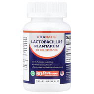 <img alt="Vitamatic, Lactobacillus Plantarum, 60 DRcaps Hypromellose Capsules" title="Vitamatic, Lactobacillus Plantarum, 60 DRcaps Hypromellose Capsules,810078473794"