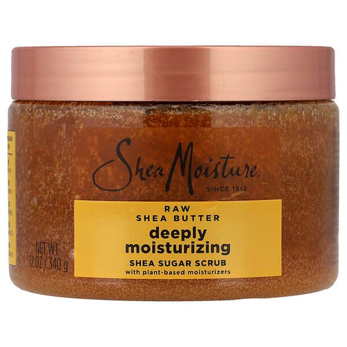 <img alt="SheaMoisture, Shea Sugar Scrub, Deeply Moisturizing, Raw Shea Butter, 12 oz (340 g)" title="SheaMoisture, Shea Sugar Scrub, Deeply Moisturizing, Raw Shea Butter, 12 oz (340 g),764302026433"