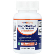 <img alt="Vitamatic, Lactobacillus Salivarius, 2 Billion CFU, 60 DRCaps" title="Vitamatic, Lactobacillus Salivarius, 2 Billion CFU, 60 DRCaps,810078473763"